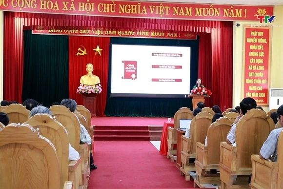 Đảng uỷ xã Hà Long quán triệt, triển khai các nghị quyết của Đảng