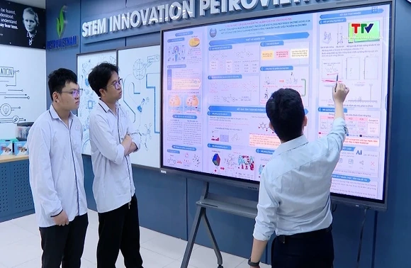 Học sinh Trường THPT Chuyên Lam Sơn giành giải Nhì tại Cuộc thi khoa học kỹ thuật quốc gia