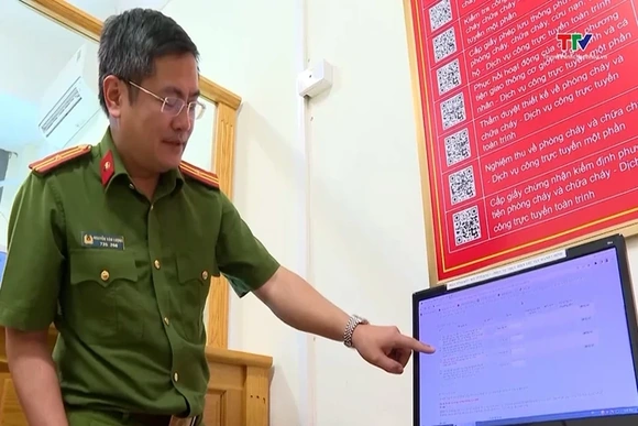 Giải quyết các thủ tục hành chính về phòng cháy chữa cháy trên môi trường trực tuyến