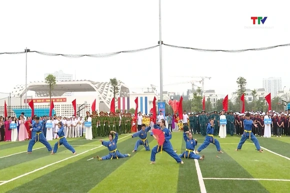 Khai mạc Đại hội Thể dục thể thao phường Hạc Thành lần thứ I, năm 2026