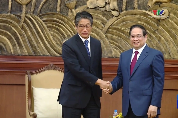 Thủ tướng Phạm Minh Chính tiếp Đại sứ Nhật Bản tại Việt Nam