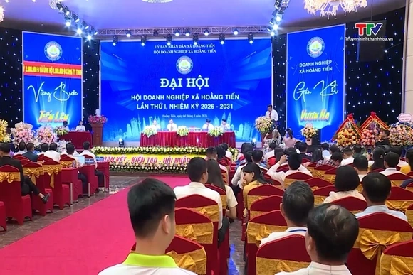 Đại hội Hội doanh nghiệp xã Hoằng Tiến lần thứ nhất, nhiệm kỳ 2026 - 2031