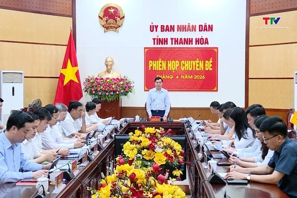Phiên họp chuyên đề UBND tỉnh