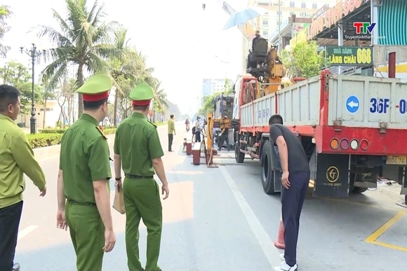 Đảm bảo trật tự đô thị lễ hội du lịch biển Sầm Sơn 2026