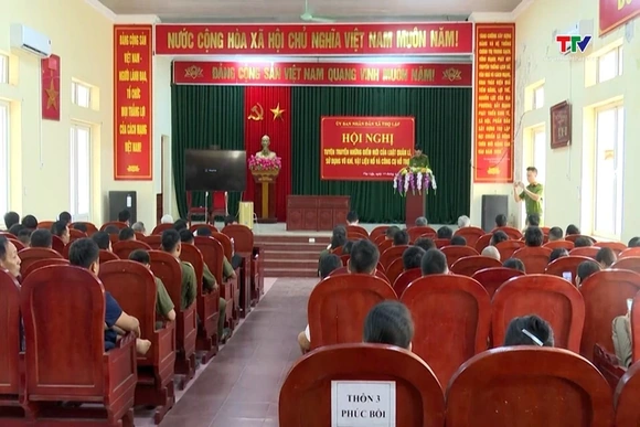 Quán triệt Luật Quản lý, sử dụng vũ khí, vật liệu nổ và công cụ hỗ trợ