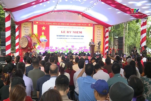 Kỷ niệm 700 năm ngày sinh Tướng công Thiều Thốn và 700 năm hình thành, phát triển họ Thiều Việt Nam