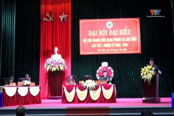 Đại hội Hội Cựu Thanh niên xung phong xã Cẩm Thủy nhiệm kỳ 2026 - 2031