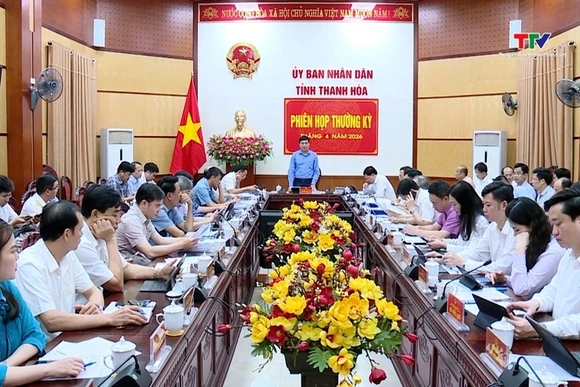 Phiên họp thường kỳ  Ủy ban Nhân dân tỉnh tháng 4