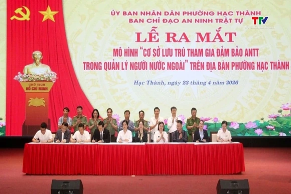 Ra mắt mô hình “Cơ sở lưu trú tham gia bảo đảm an ninh trật tự trong quản lý người nước ngoài”