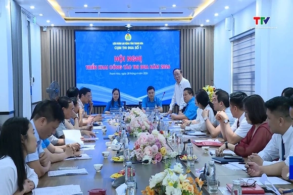 Cụm thi đua số 1 Liên đoàn lao động tỉnh triển khai nhiệm vụ năm 2026