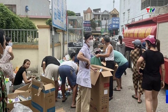 Cháy Khu cấp phát thuốc Bệnh viện Đa khoa Thọ Xuân