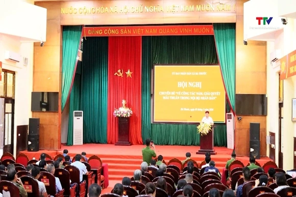 Xã Bá Thước nâng cao hiệu quả giải quyết mâu thuẫn trong nội bộ Nhân dân