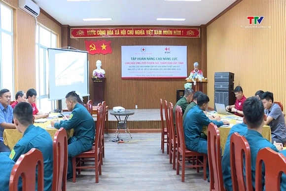 Nâng cao năng lực cho Đội ứng phó thiên tai, thảm họa cấp tỉnh