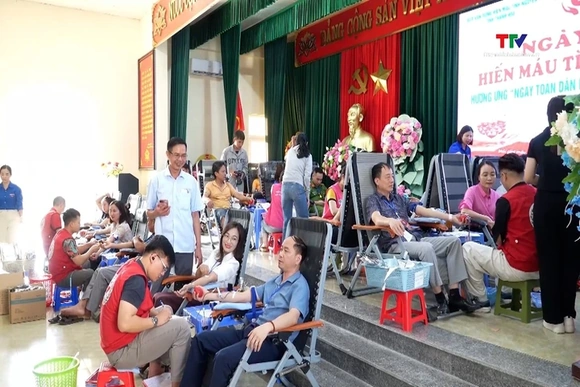 Xã Hoạt Giang tổ chức Ngày hội hiến máu tình nguyện năm 2026