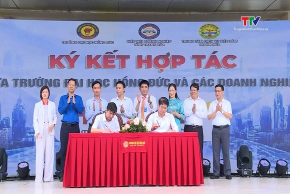 Ngày hội việc làm năm 2026 tại Trường Đại học Hồng Đức