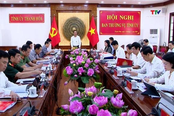 Hội nghị  Ban  thường vụ  Tỉnh ủy ngày 13/5