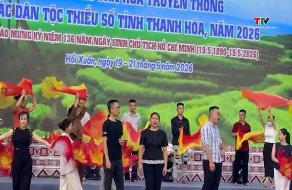 Chuẩn bị cho Lễ khai mạc Liên hoan văn hoá truyền thống các dân tộc thiểu số tỉnh Thanh Hoá, năm 202