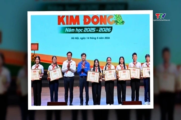 Thanh Hóa có 2 học sinh đạt Giải thưởng Kim Đồng năm học 2025 - 2026
