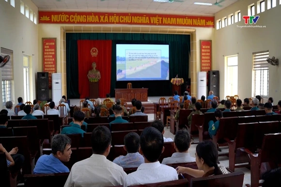 Xã Tống Sơn tập huấn kiến thức phòng, chống thiên tai