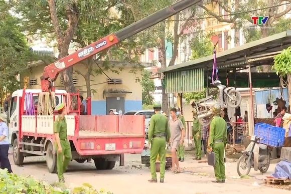 Phường Hạc Thành tiếp tục tăng cường công tác bảo đảm trật tự công cộng, trật tự an toàn giao thông