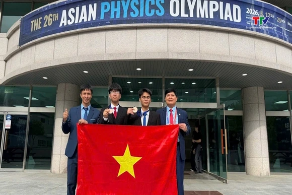 2 học sinh Thanh Hóa đoạt giải Olympic Vật lý châu Á năm 2026