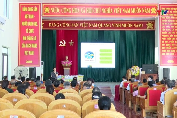 Xã Thọ Lập: Tập huấn kỹ thuật chăm sóc cây trồng