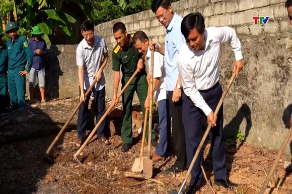 Xã Tống Sơn xây dựng nhà ở cho con đẻ người hoạt động kháng chiến bị nhiễm chất độc hóa học
