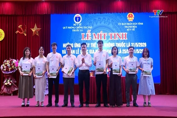 Thanh Hóa hưởng ứng Ngày Thế giới không thuốc lá
và Tuần lễ quốc gia không thuốc lá