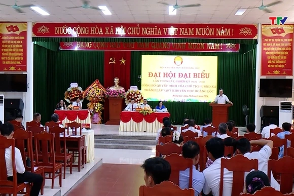 Đại hội khuyến học xã Hoằng Lộc