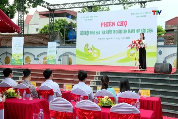 Khai mạc phiên chợ giới thiệu nông sản thực phẩm an toàn năm 2026