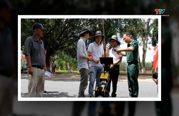 Thiết bị công nghệ cao được huy động để tìm kiếm hài cốt liệt sĩ