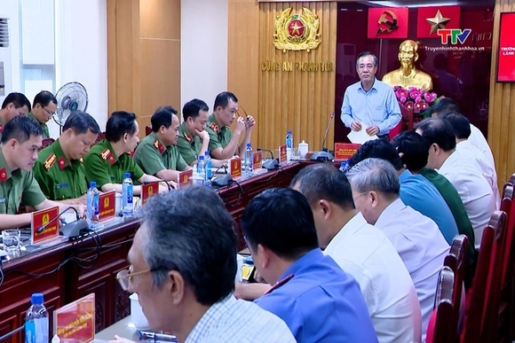 Tiếp tục xây dựng lực lượng Công an Thanh Hóa thật sự trong sạch, vững mạnh, chính quy, tinh nhuệ, h