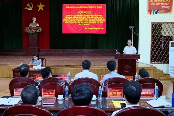 Tăng cường kiểm tra, giám sát, kịp thời tháo gỡ khó khăn, vướng mắc phát sinh ở cơ sở