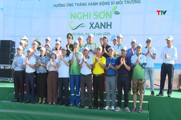 Chiến dịch Nghi Sơn xanh 2026 lan tỏa nhận thức và hành động bảo vệ môi trường