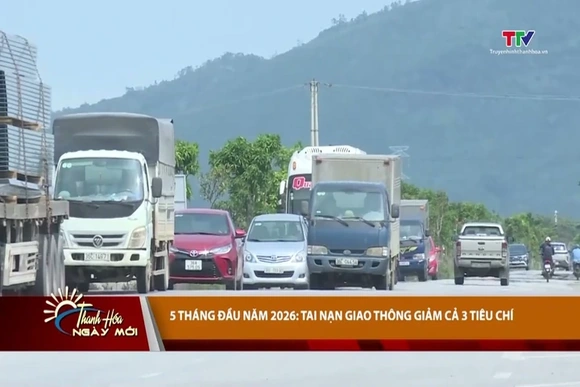 5 tháng đầu năm 2026: Tai nạn giao thông giảm cả 3 tiêu chí