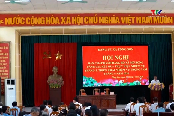 Xã Tống Sơn sắp xếp thôn gắn với nâng cao chất lượng cán bộ cơ sở