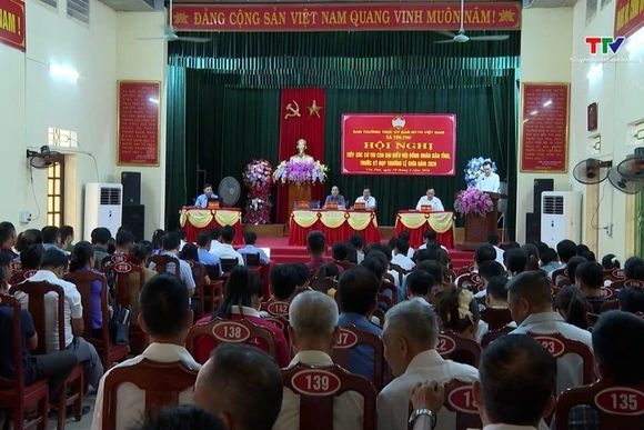 Đại biểu Hội đồng nhân dân tỉnh tiếp xúc cử tri các xã Yên Phú và Yên Ninh