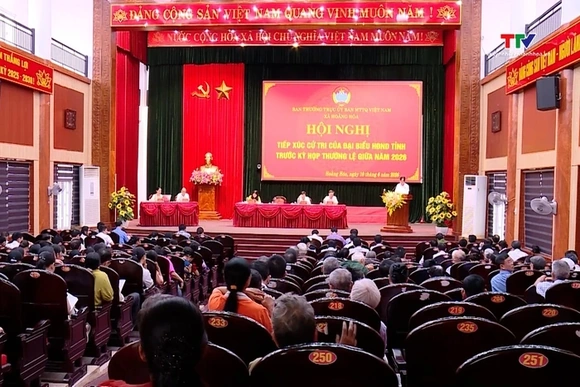 Đại biểu Hội đồng nhân dân tỉnh tiếp xúc cử tri tại đơn vị bầu cử số 19