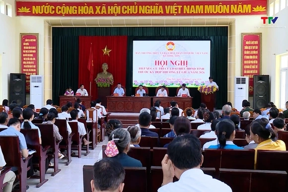 Đại biểu Hội đồng nhân dân tỉnh tiếp xúc cử tri đơn vị bầu cử số 22