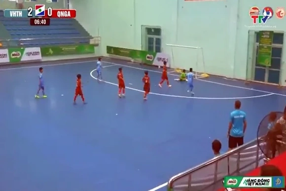 Đội U11 Việt Hùng Thanh Hóa thắng đậm trong trận mở màn vòng loại Giải Bóng đá Nhi đồng toàn quốc 20