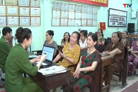 Công an Thanh Hoá chung sức hoàn thành mục tiêu an sinh số