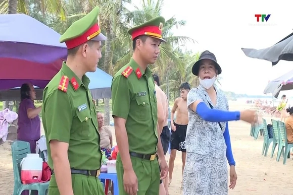 Đảm bảo an ninh, trật tự an toàn giao thông tại khu du lịch biển Tiên Trang