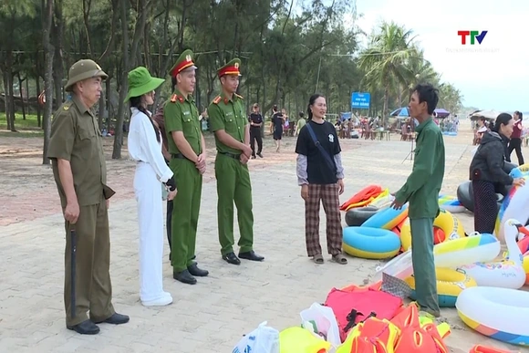 Đảm bảo an ninh, trật tự an toàn giao thông tại khu du lịch biển Tiên Trang