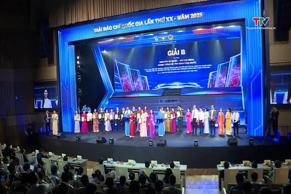 Báo và Phát thanh, truyền hình Thanh Hóa được trao giải C Báo chí Quốc gia lần thứ XX - năm 2025