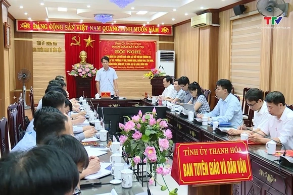 Thông báo kết luận đoàn giám sát của ban Thường vụ Tỉnh uỷ đối với các xã phường.