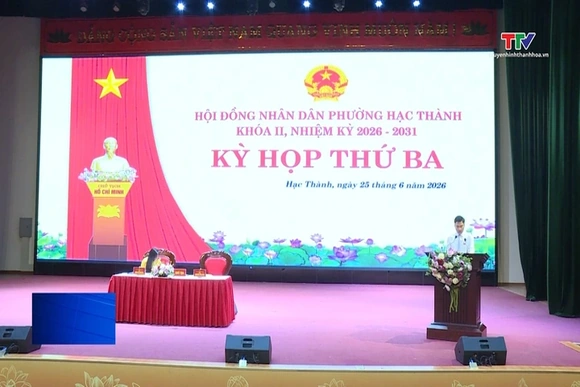 Kỳ họp thứ Ba, HĐND phường Hạc Thành khóa II, nhiệm kỳ 2026 - 2031