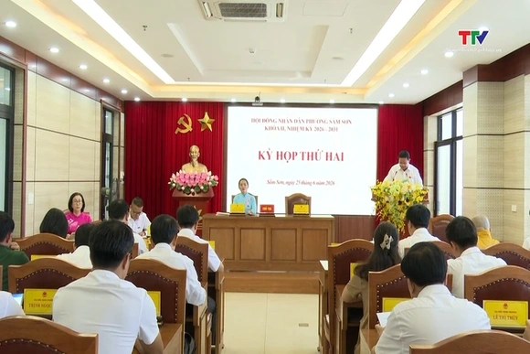 Hội đồng Nhân dân phường Sầm Sơn tổ chức kỳ họp thứ hai, nhiệm kỳ 2026 - 2031