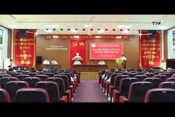 Đại hội đồng cổ đông thường niên Công ty CP Cấp nước Thanh Hoá