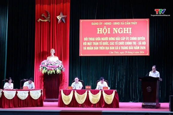 Đối thoại giữa người đứng đầu cấp ủy, chính quyền với MTTQ, các đoàn thể và Nhân dân