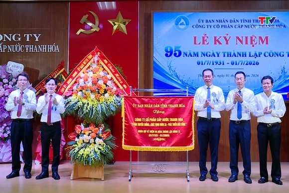 Kỷ niệm 95 năm thành lập Công ty Cổ phần Cấp nước Thanh Hóa